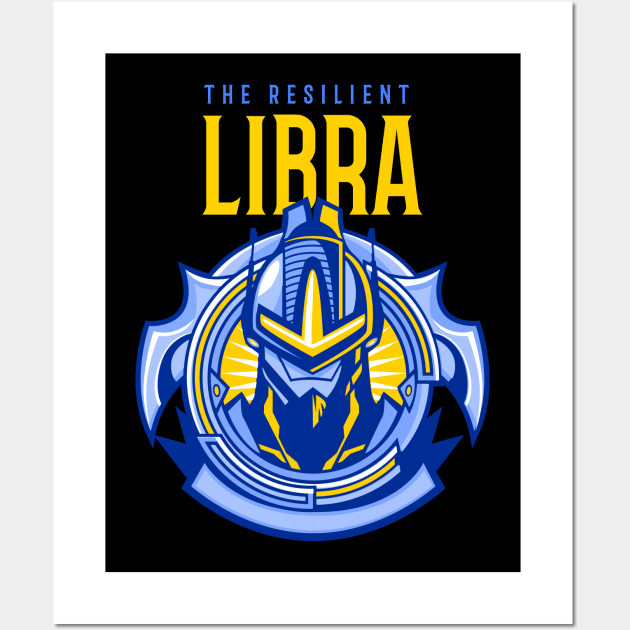 Libra The Resilient Zodiac Sign Wall Art by Science Puns